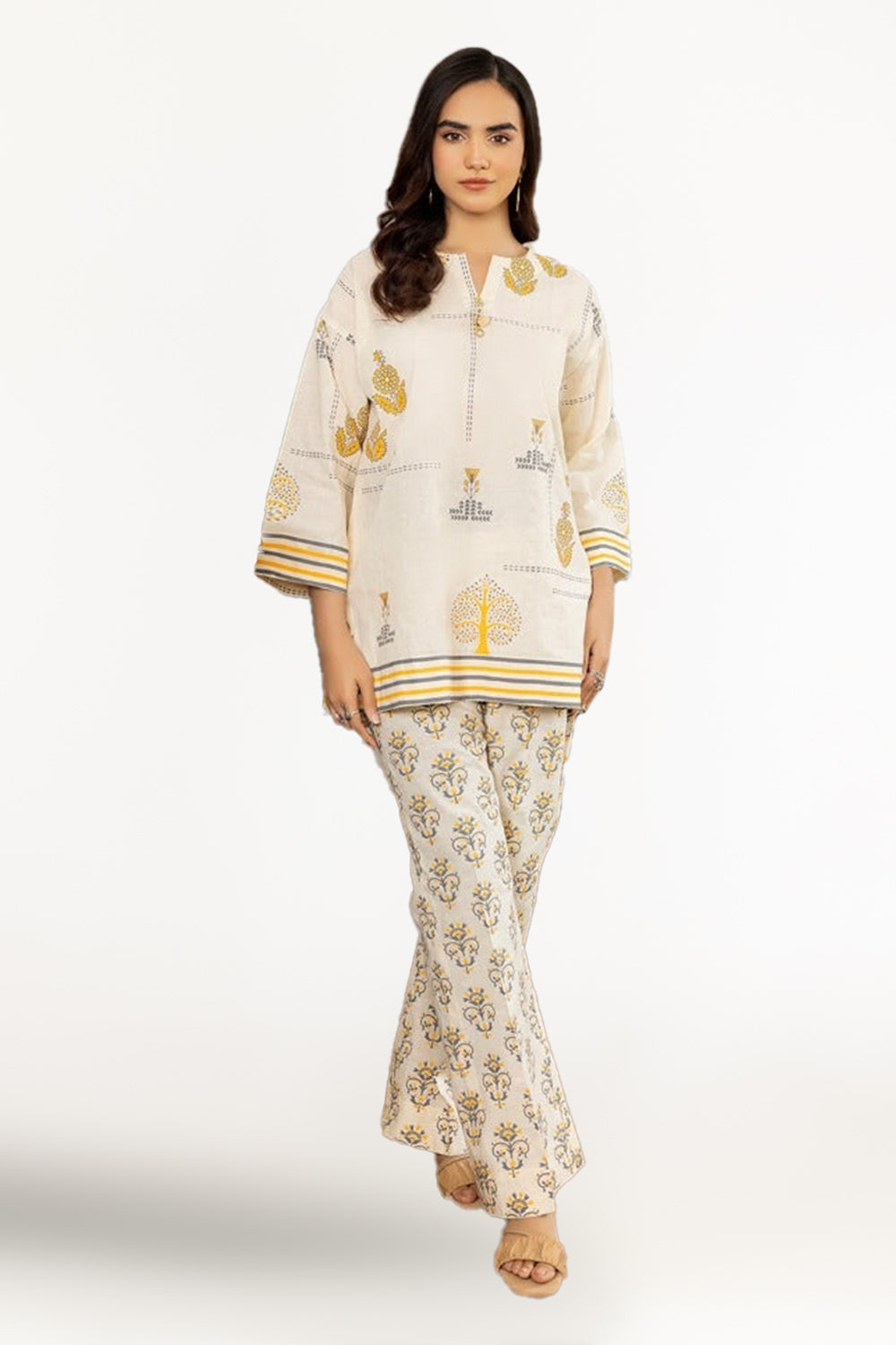 Dobby Block Printed Co-Ord Set