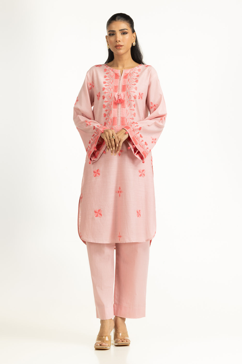 Karandi Embroidered Co-Ord Set