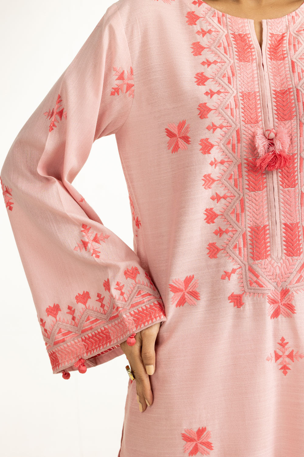 Karandi Embroidered Co-Ord Set