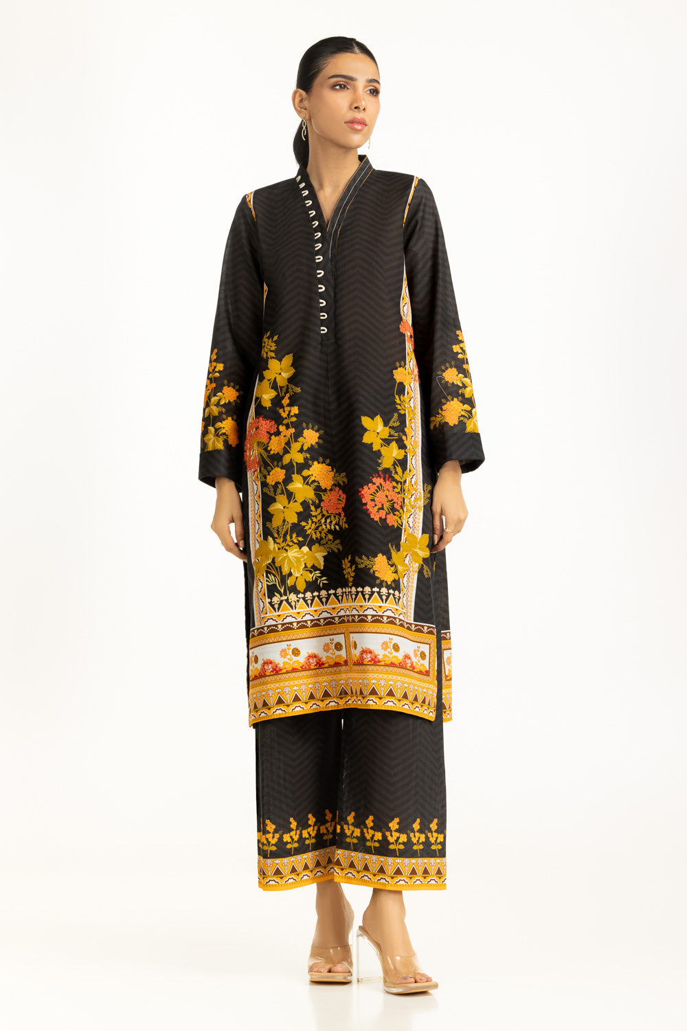 Khaddar Printed Co-Ord Set
