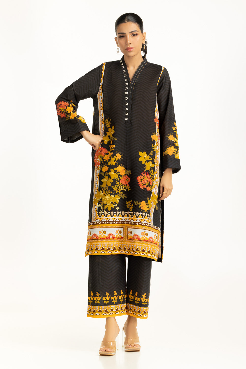 Khaddar Printed Co-Ord Set