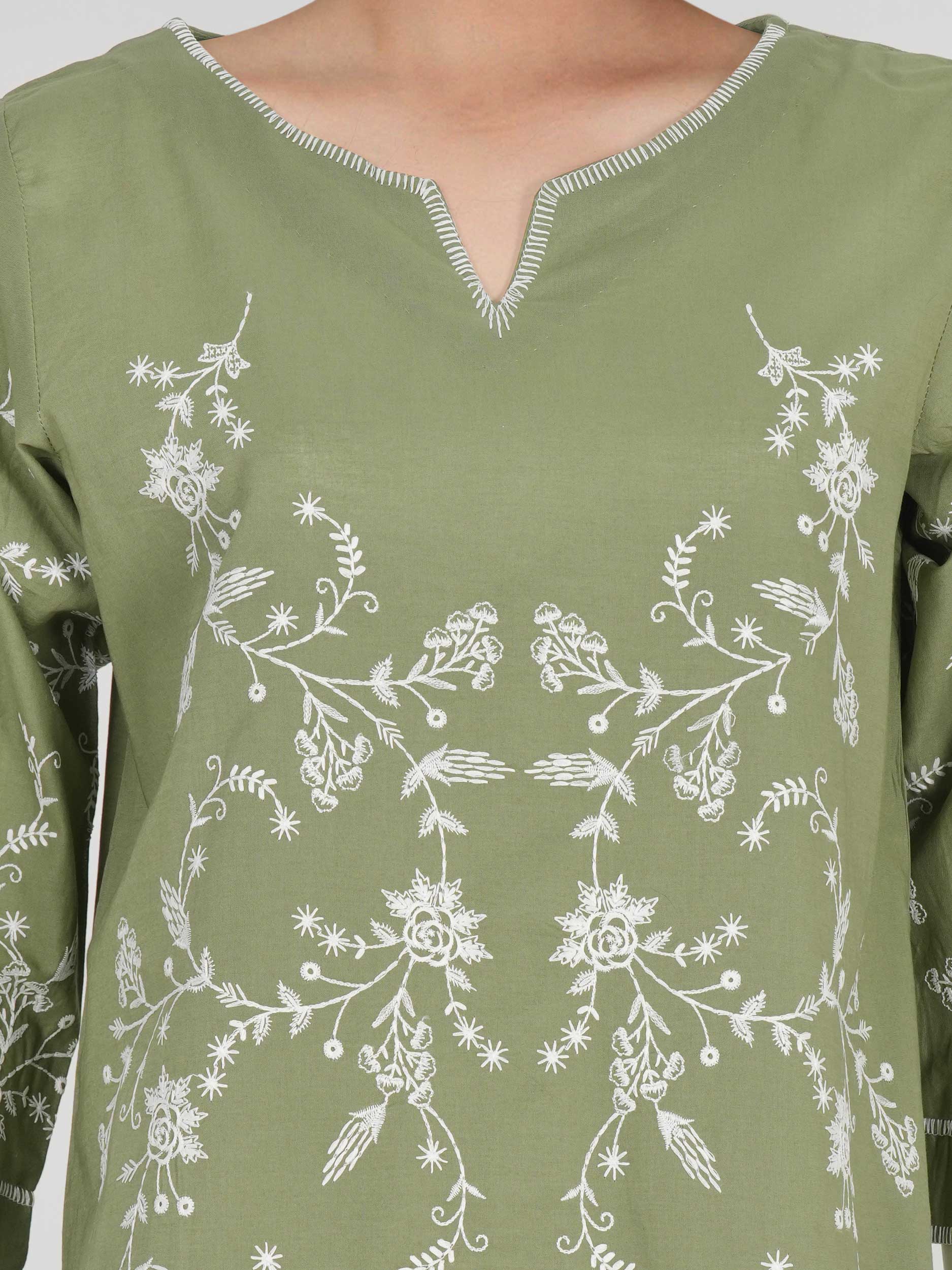 Lawn Kurti- Embroidered (Pret)