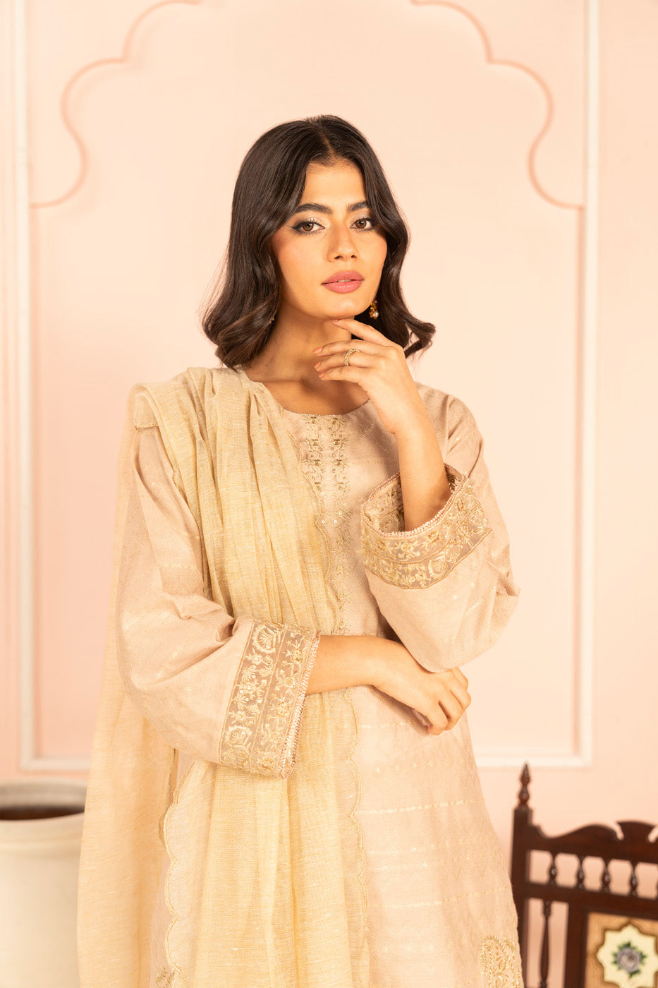 RTW | SHIRT, TROUSER & DUPATTA