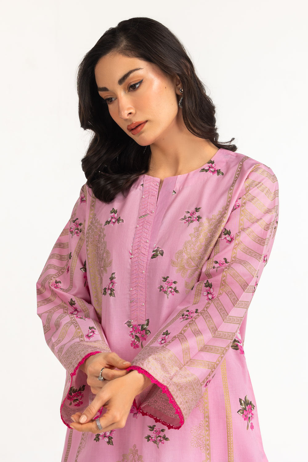 Lawn Gold Printed Co-Ord Set
