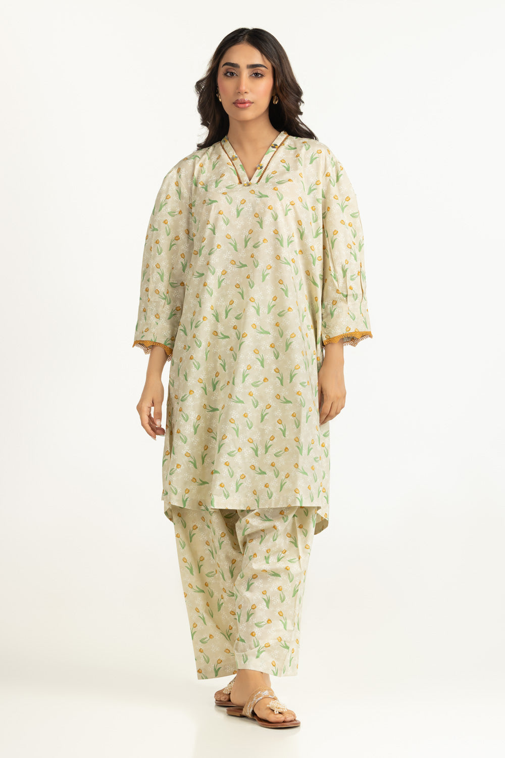 Lawn Lacquer Printed Co-Ord Set