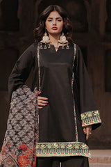 3-pc Embroidered Raw-Silk Suit CNP-5-06S