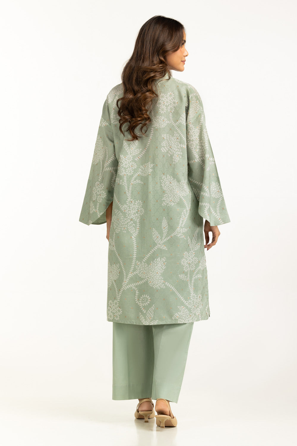 Lurex Jacquard Printed Co-Ord Set