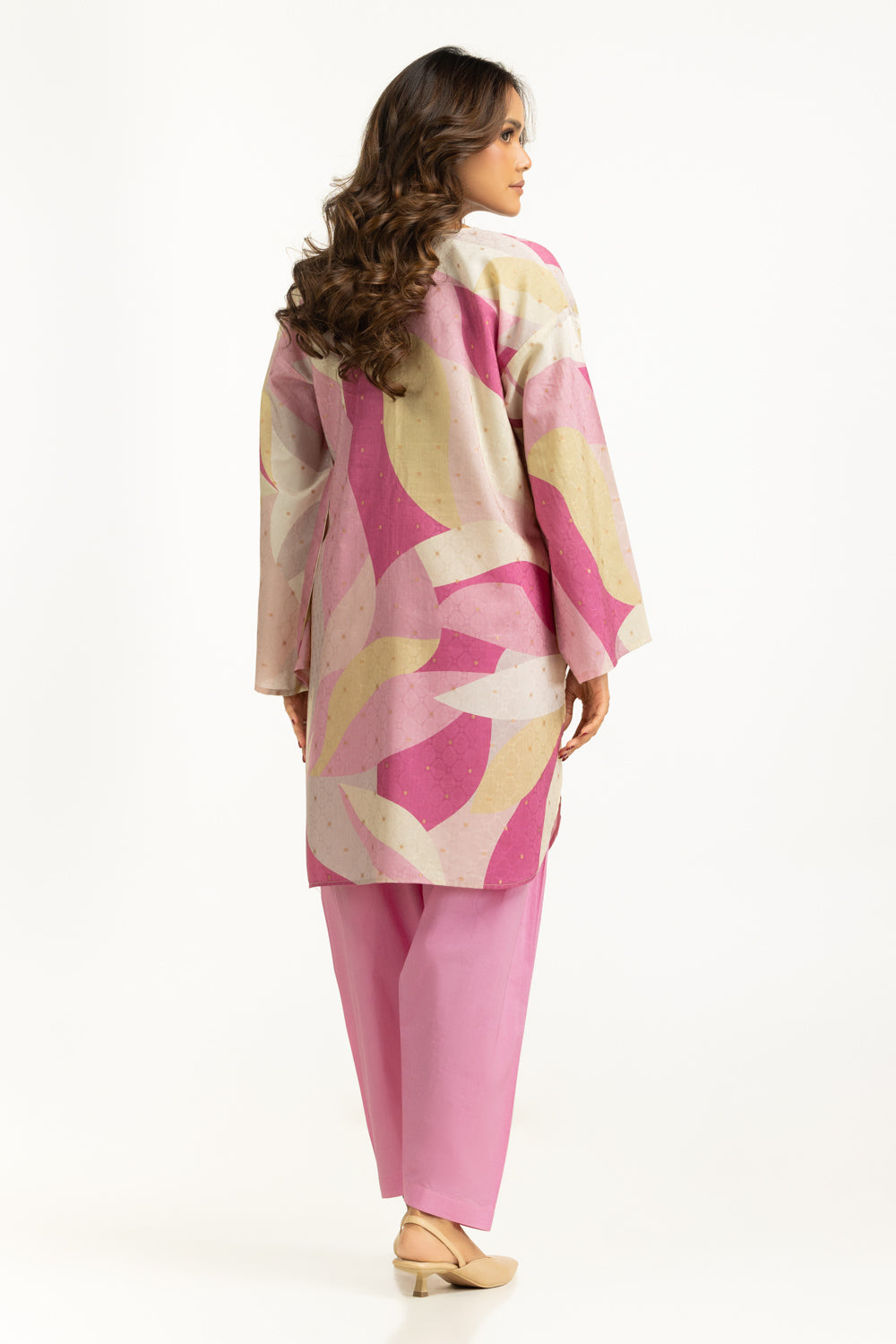 Lurex Jacquard Printed Co-Ord Set