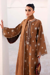 3 Piece Embroidered Tissue Staple Suit