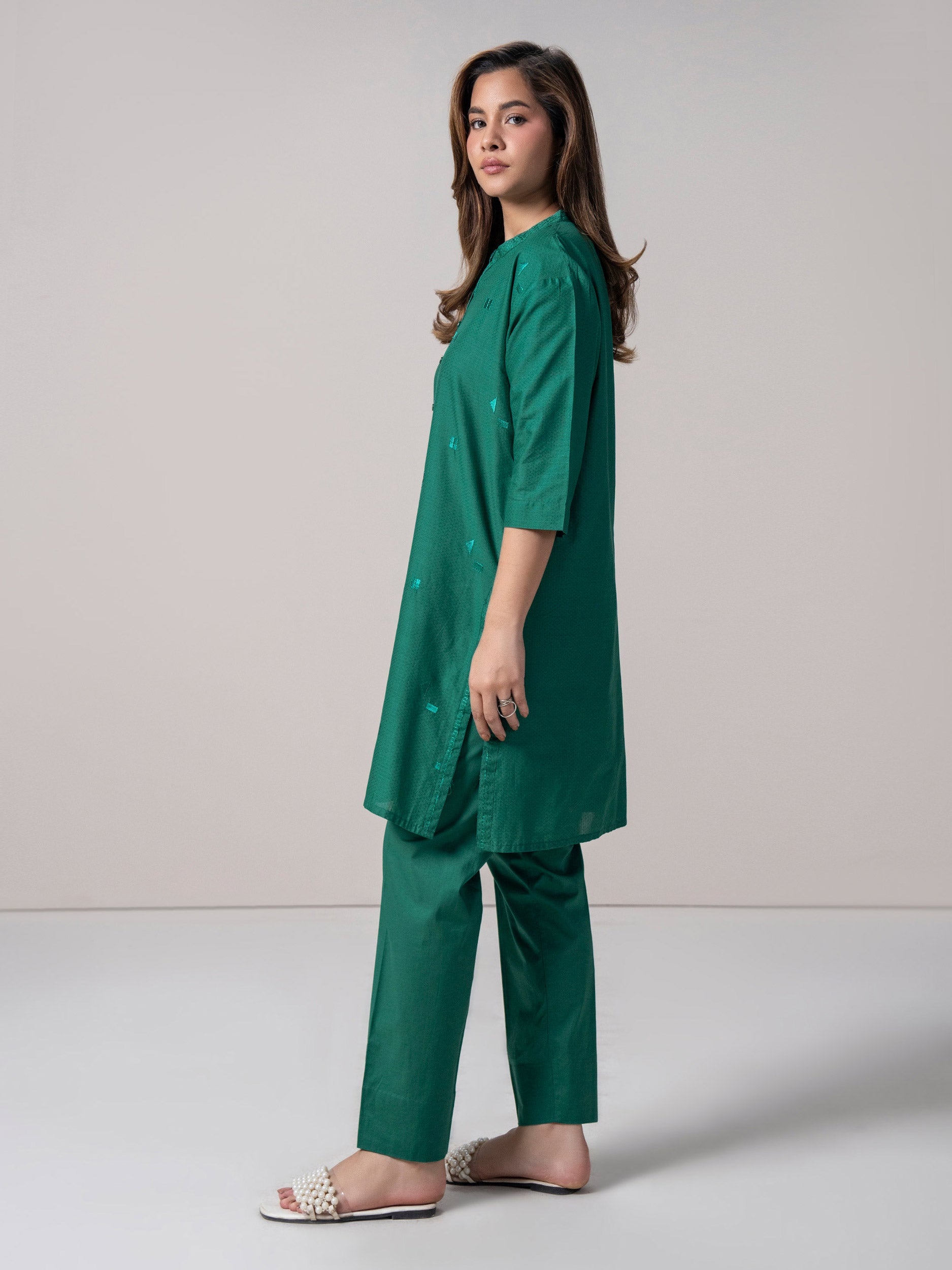 2 Piece Lawn Suit- Embroidered (Pret)