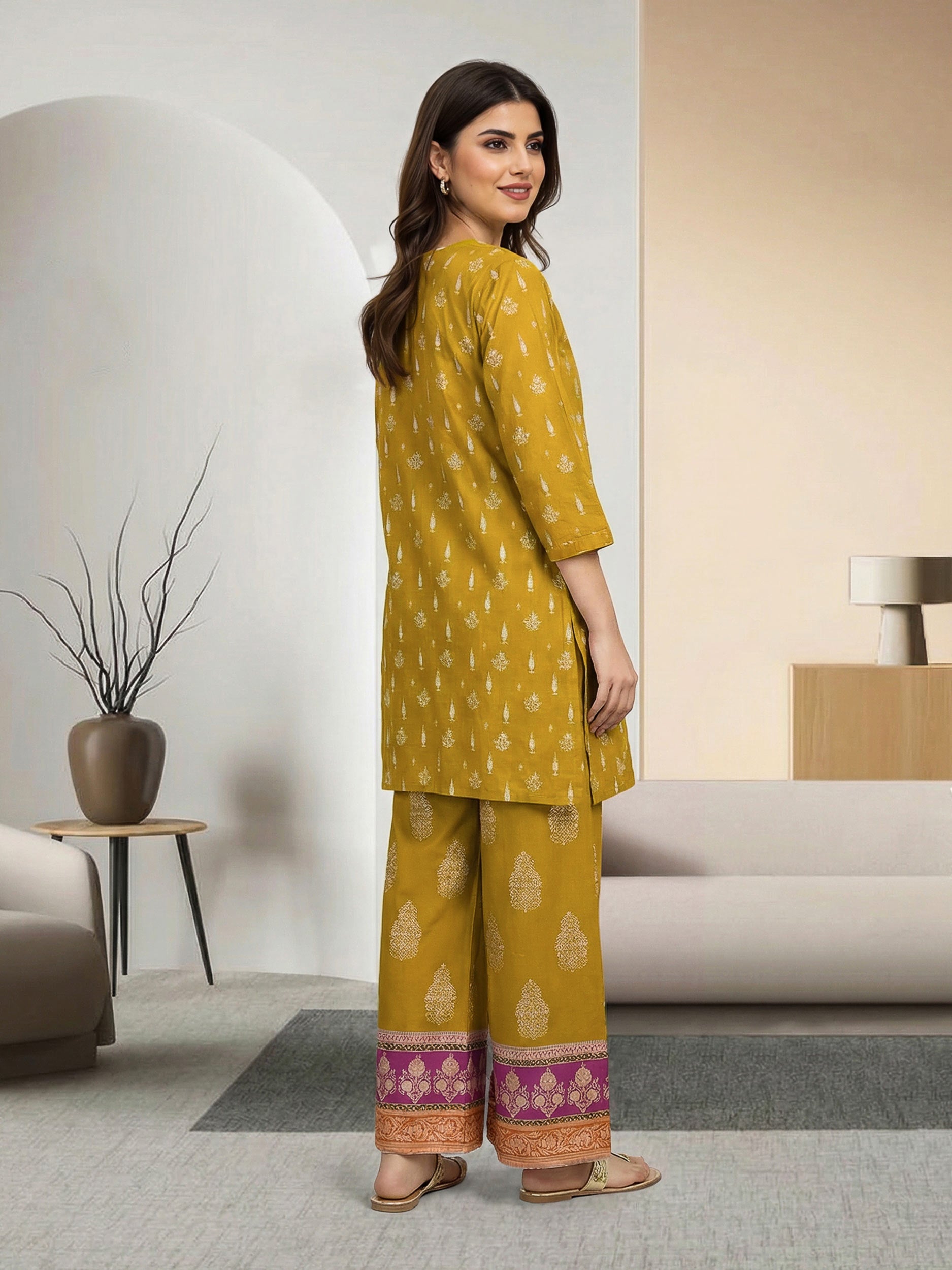 2 Piece Lawn Suit- Embroidered (Pret)
