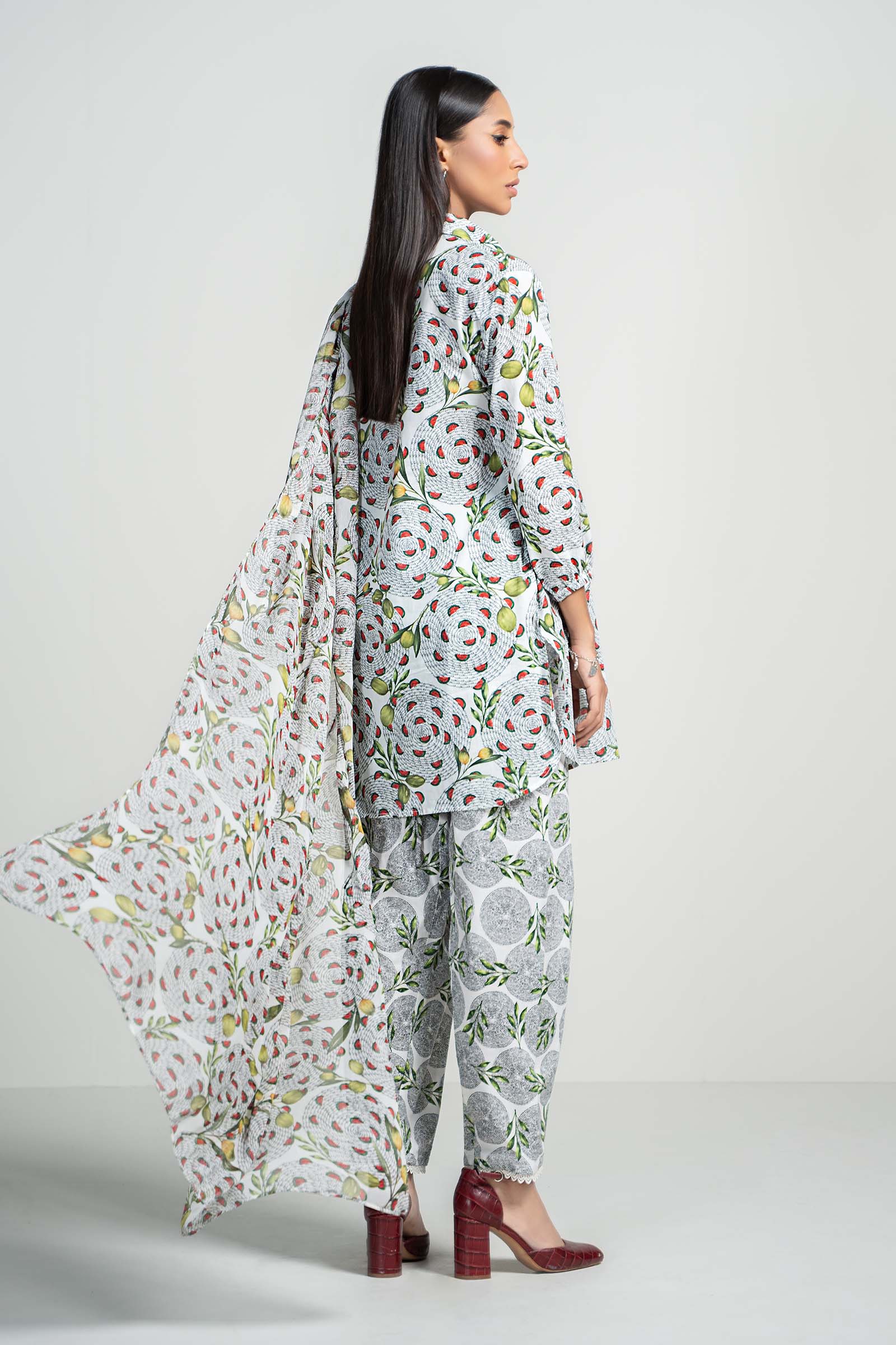 3 Piece Printed Lawn Suit