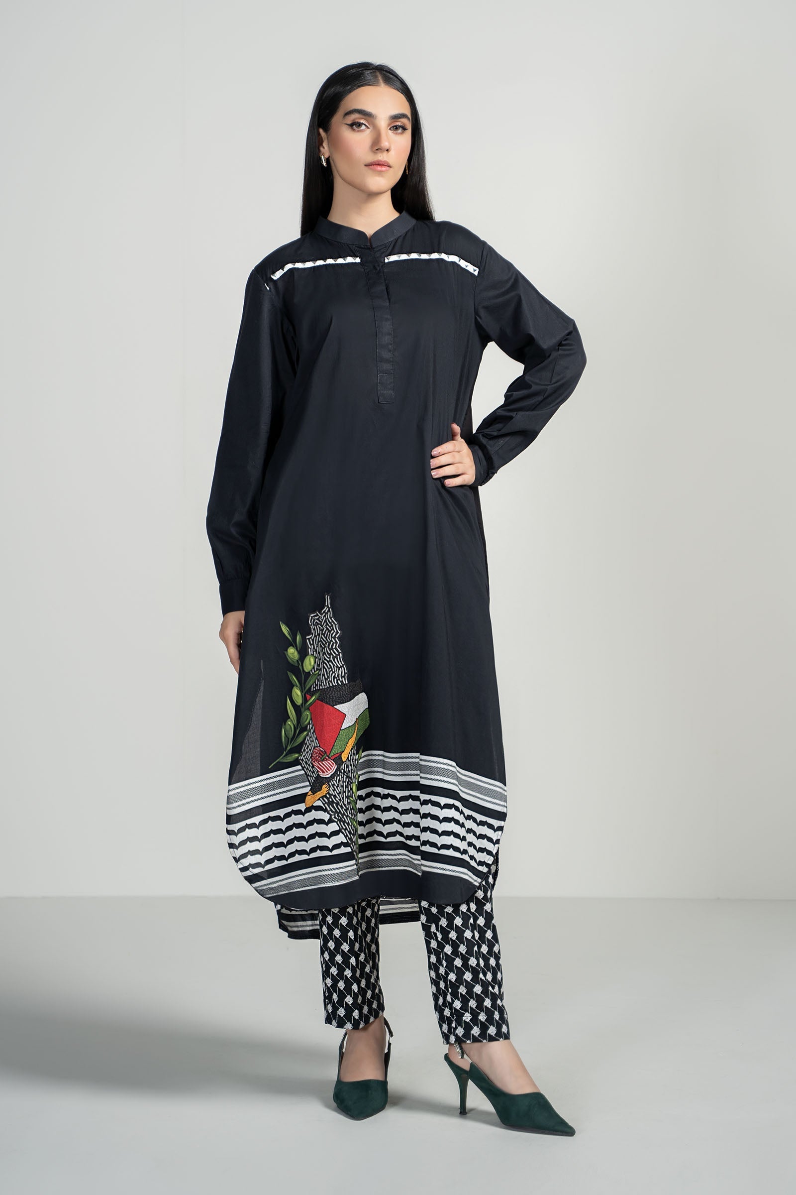 2 Piece Printed Lawn Suit