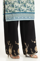 Rawsilk Embroidered Trouser