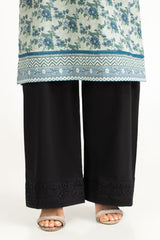 Rawsilk Embroidered Trouser