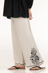 Rawsilk Embroidered Trouser