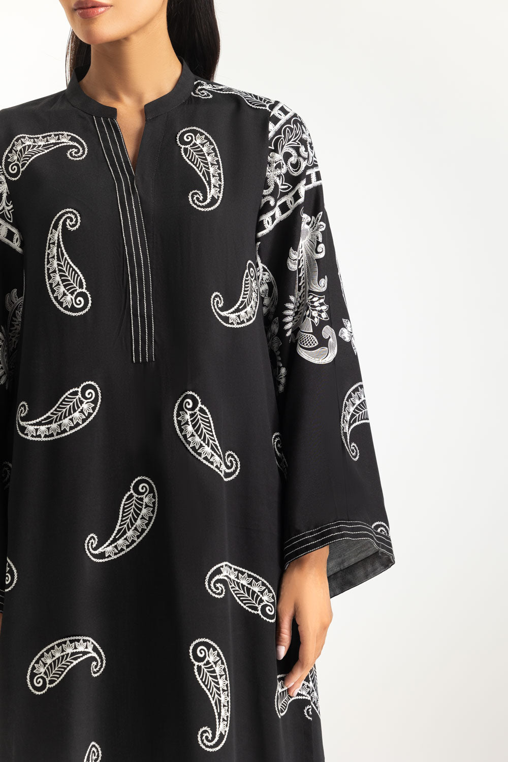 Rayon Printed Shirt And Dyed Trouser
