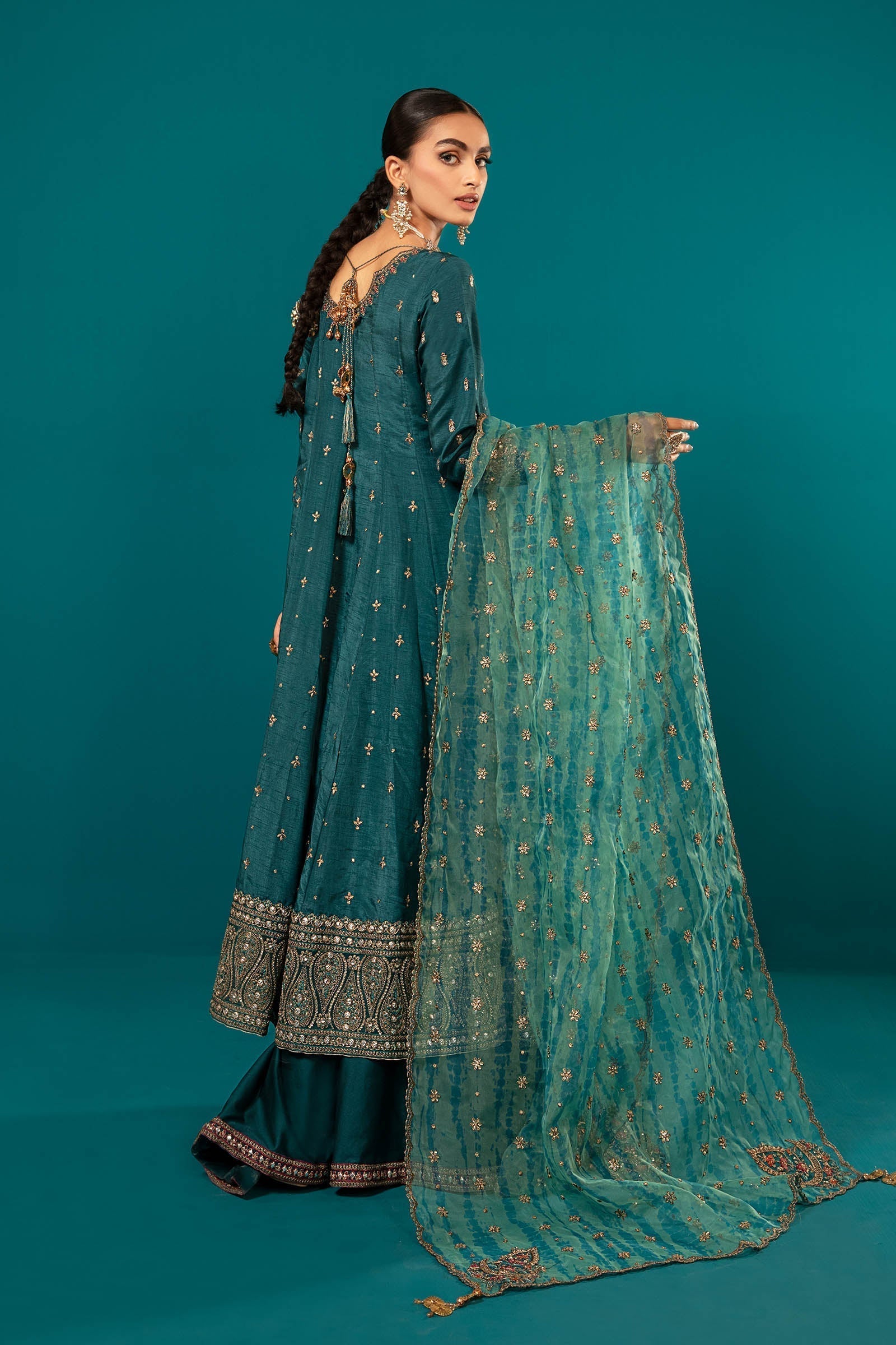 3 Piece Embroidered Suit