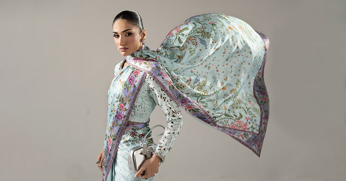 Embellished Charmeuse Saree