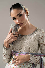 Embellished Charmeuse Saree