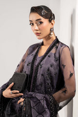 3 Piece Embroidered Organza Suit