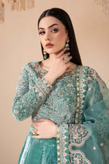 3 Piece Embroidered Velvet Suit