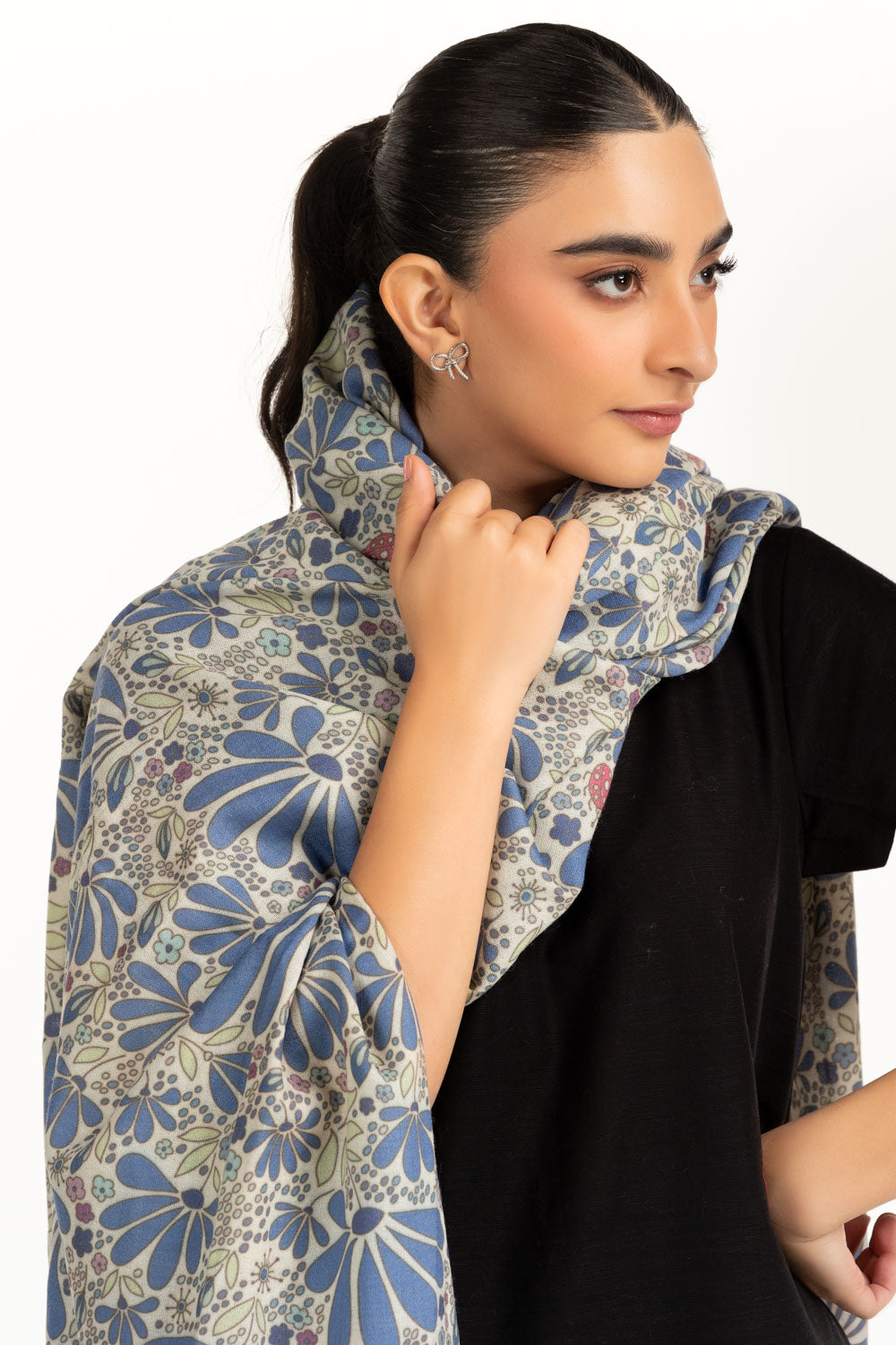 Blended Printeded Shawl