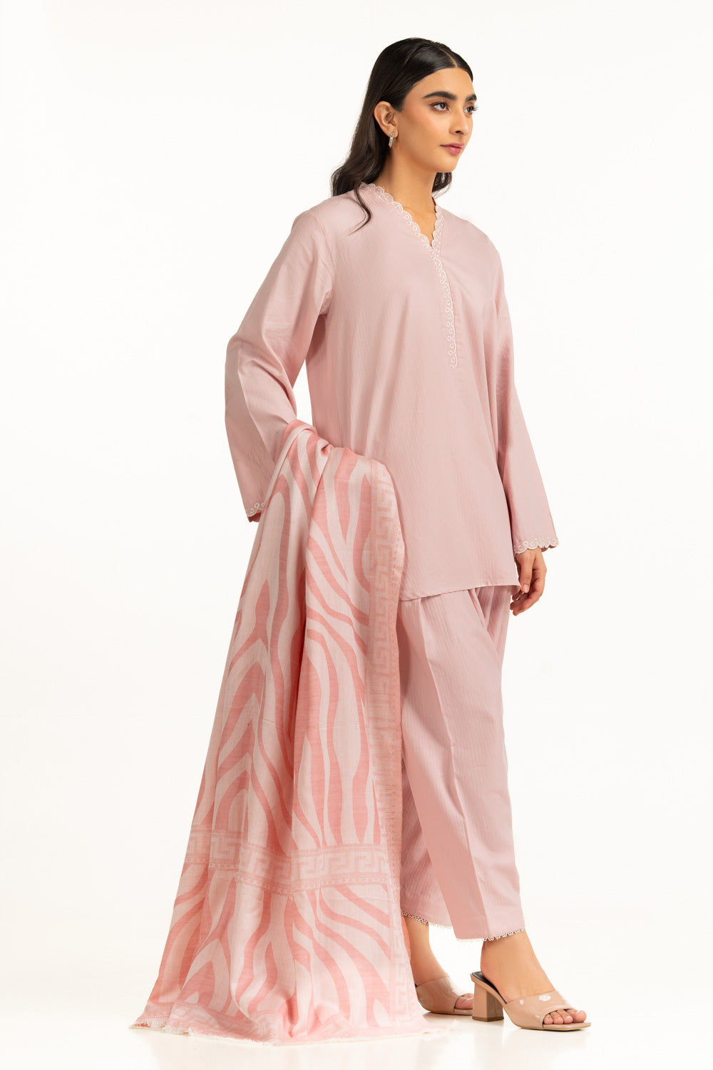 Jacquard Dyed Shawl