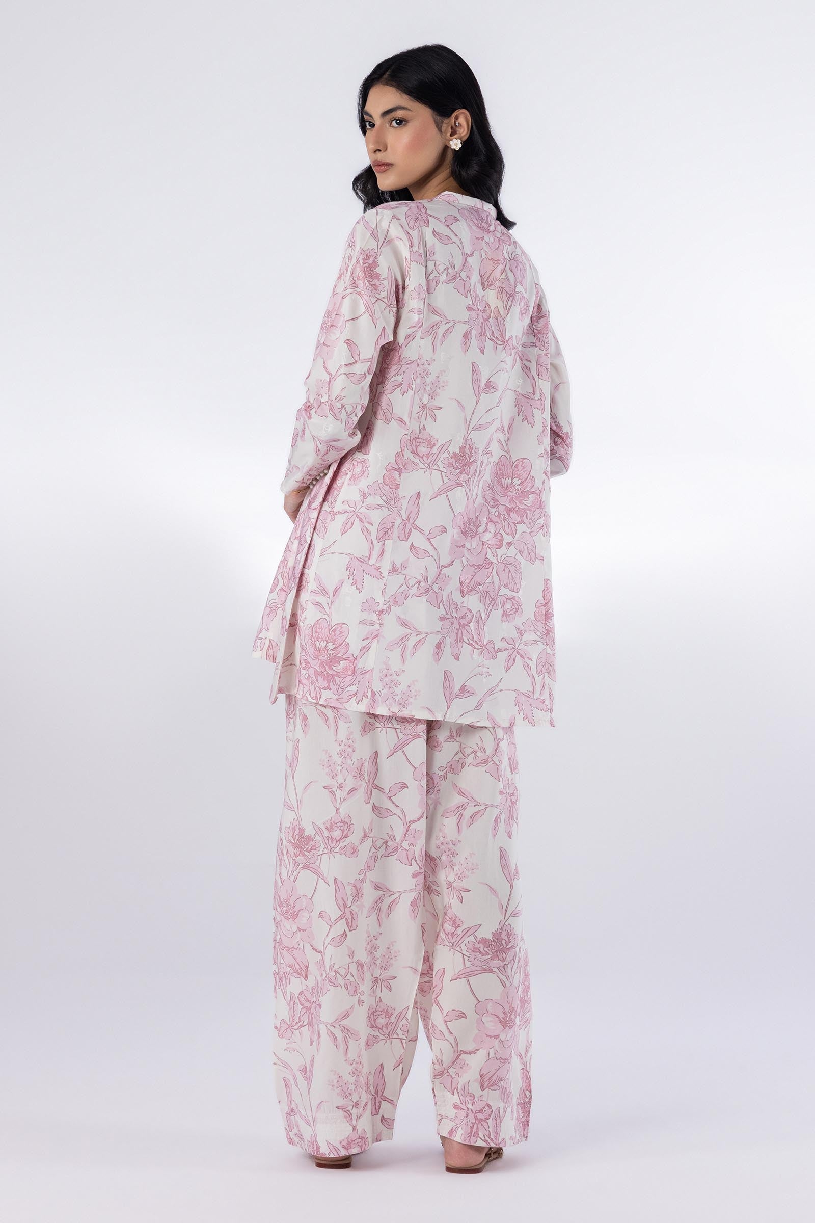 Stitched Printed Jacquard Shirt