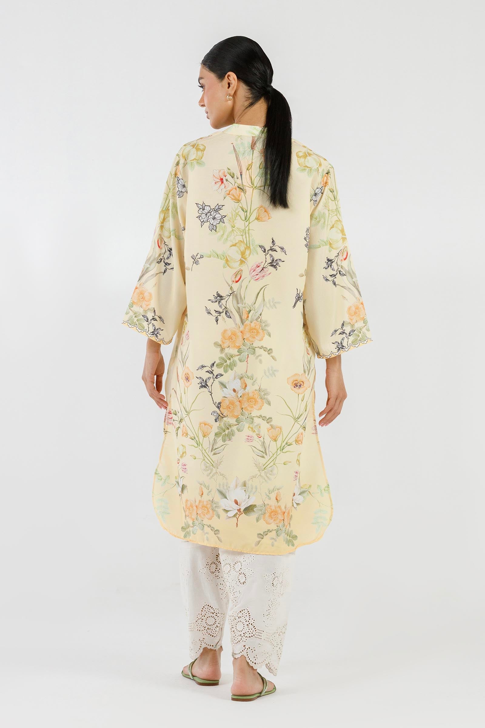 Stitched Printed Viscose Shirt