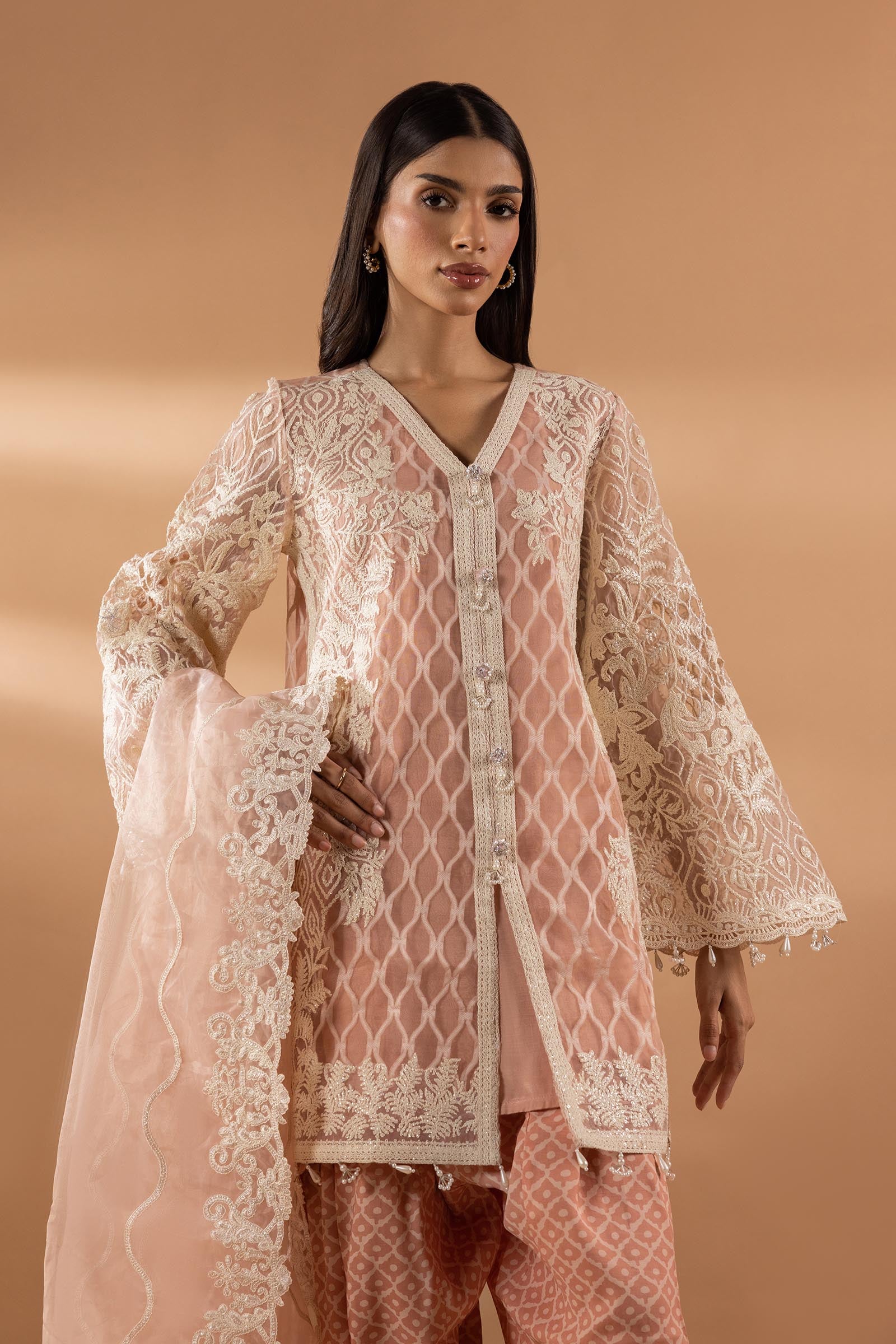 Stitched Embroidered Suit
