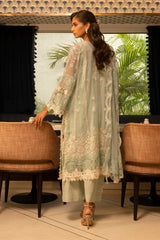 Stitched Embroidered Raw Silk Shalwar