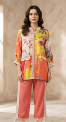 Stitched Luxury Printed Shirt + Bottom