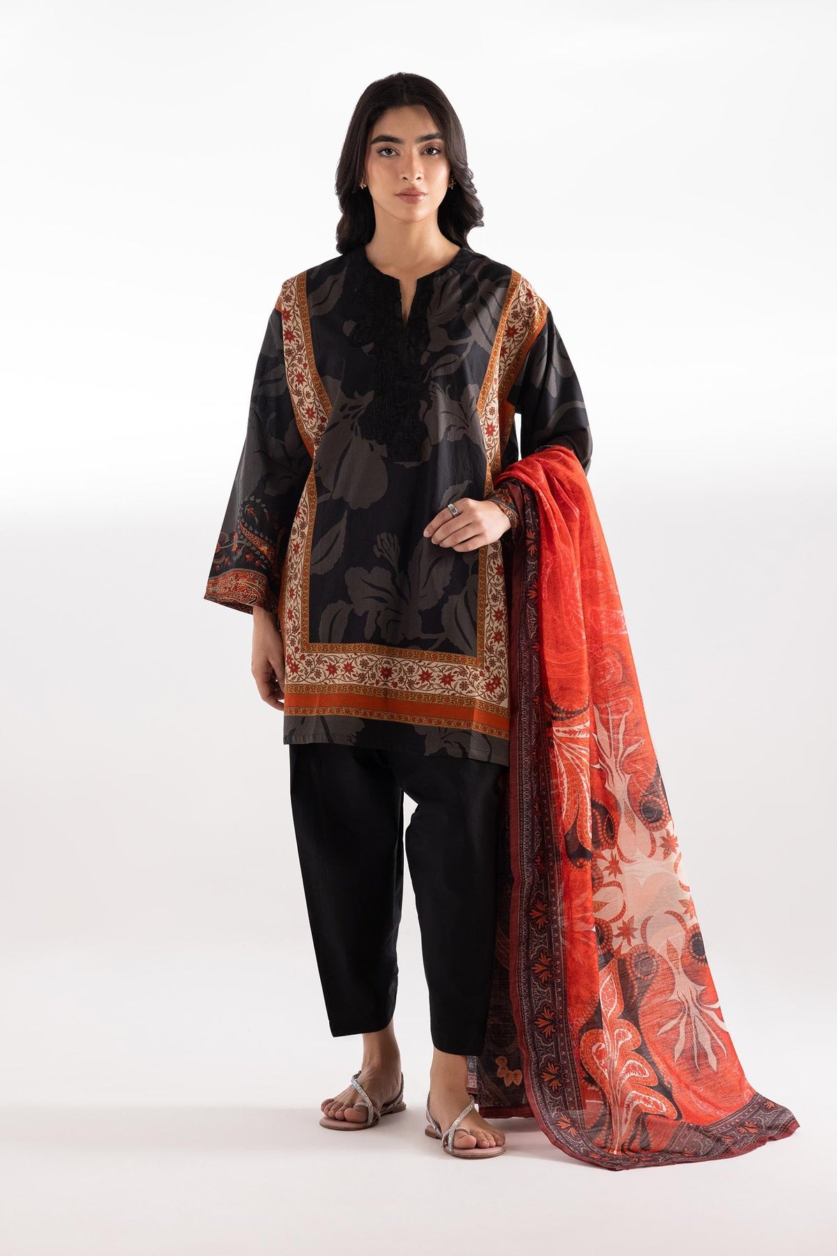 Stitched Printed Lawn Suit
