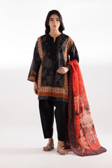 Stitched Printed Lawn Suit