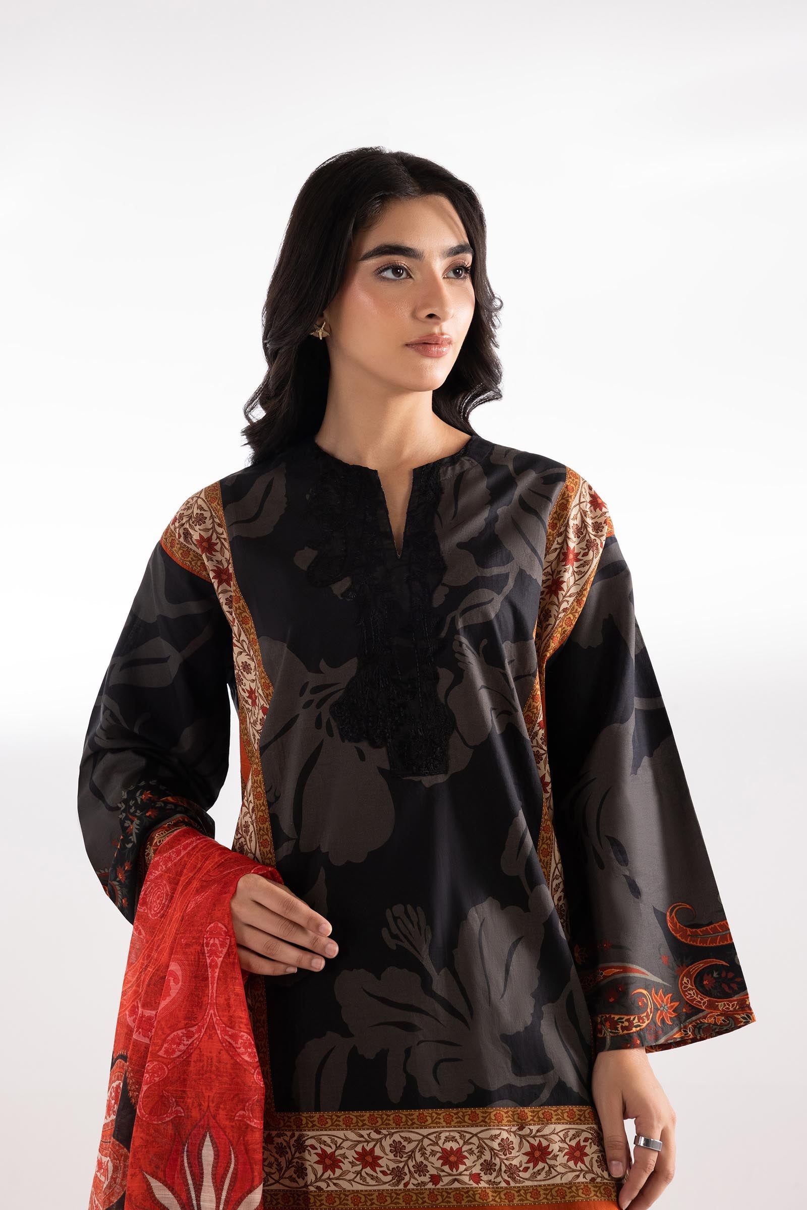 Stitched Printed Lawn Suit