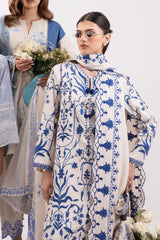 Stitched Embroidered Raw Silk Shirt