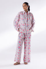 Stitched Schifli Butterfly Co-ord Set