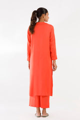 Stitched Dyed Linen Shirt + Culotte