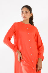 Stitched Dyed Linen Shirt + Culotte