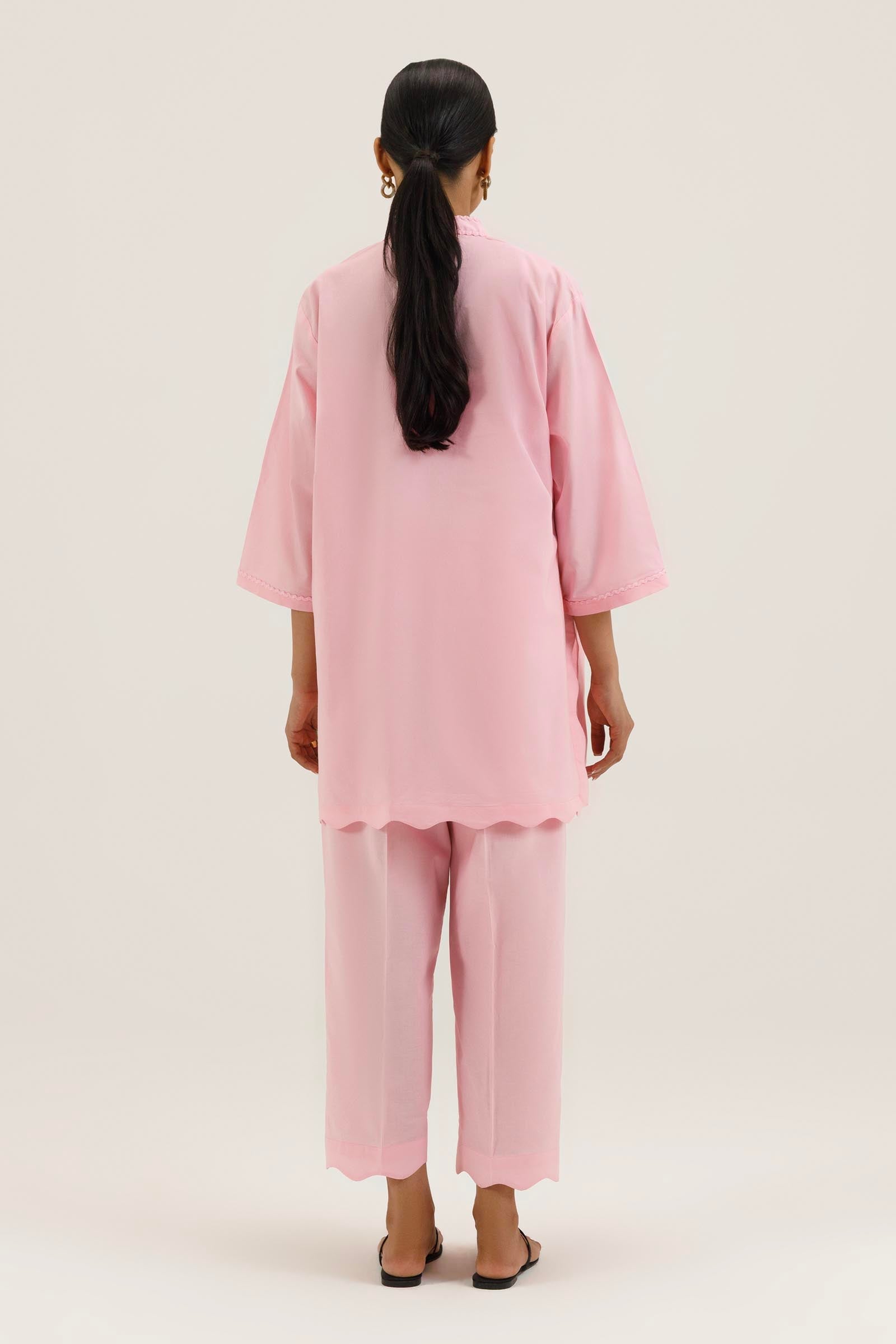 Stitched Lawn Shirt+ Culotte