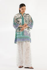 Stitched Printed Lawn Shirt + Shalwar
