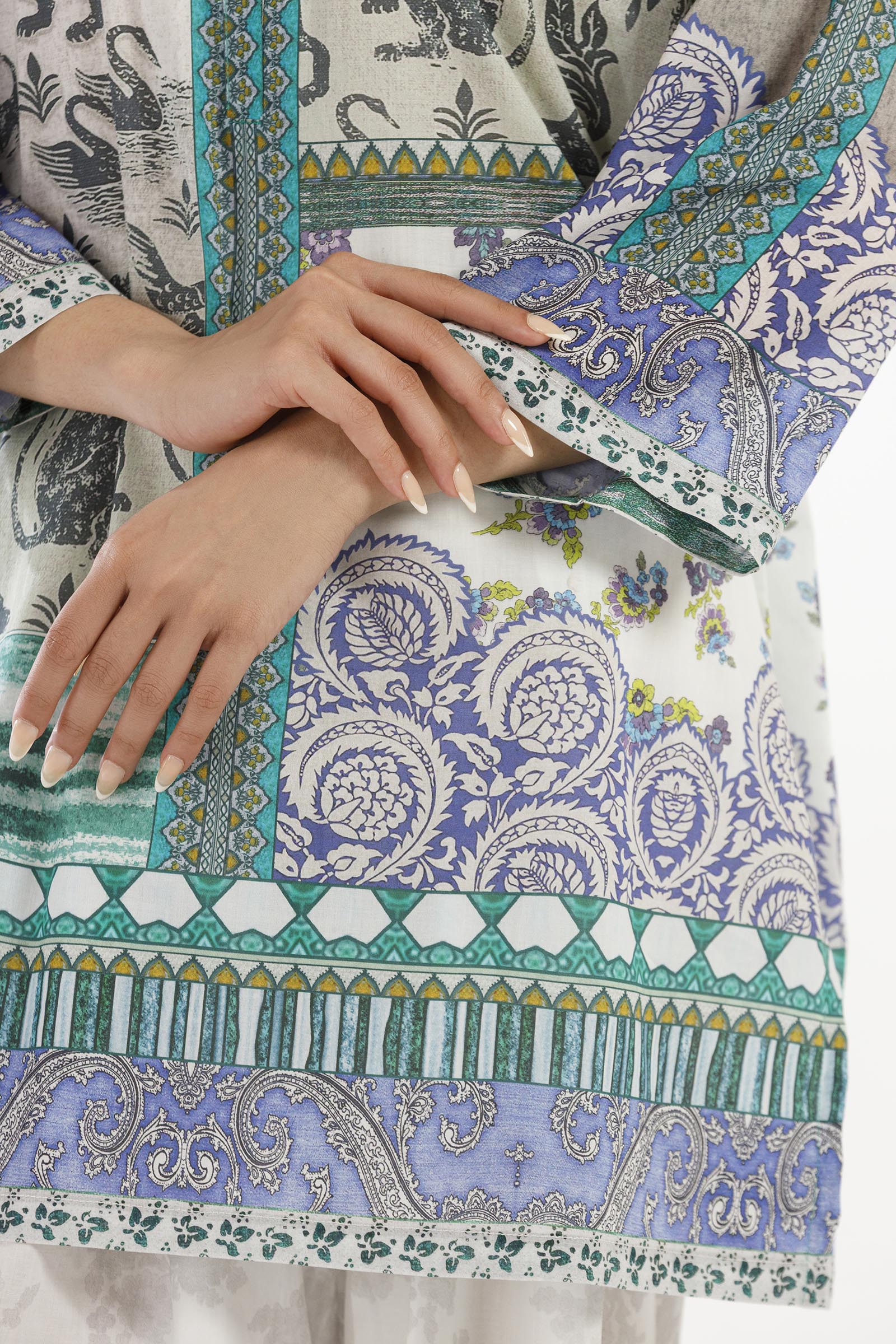 Stitched Printed Lawn Shirt + Shalwar