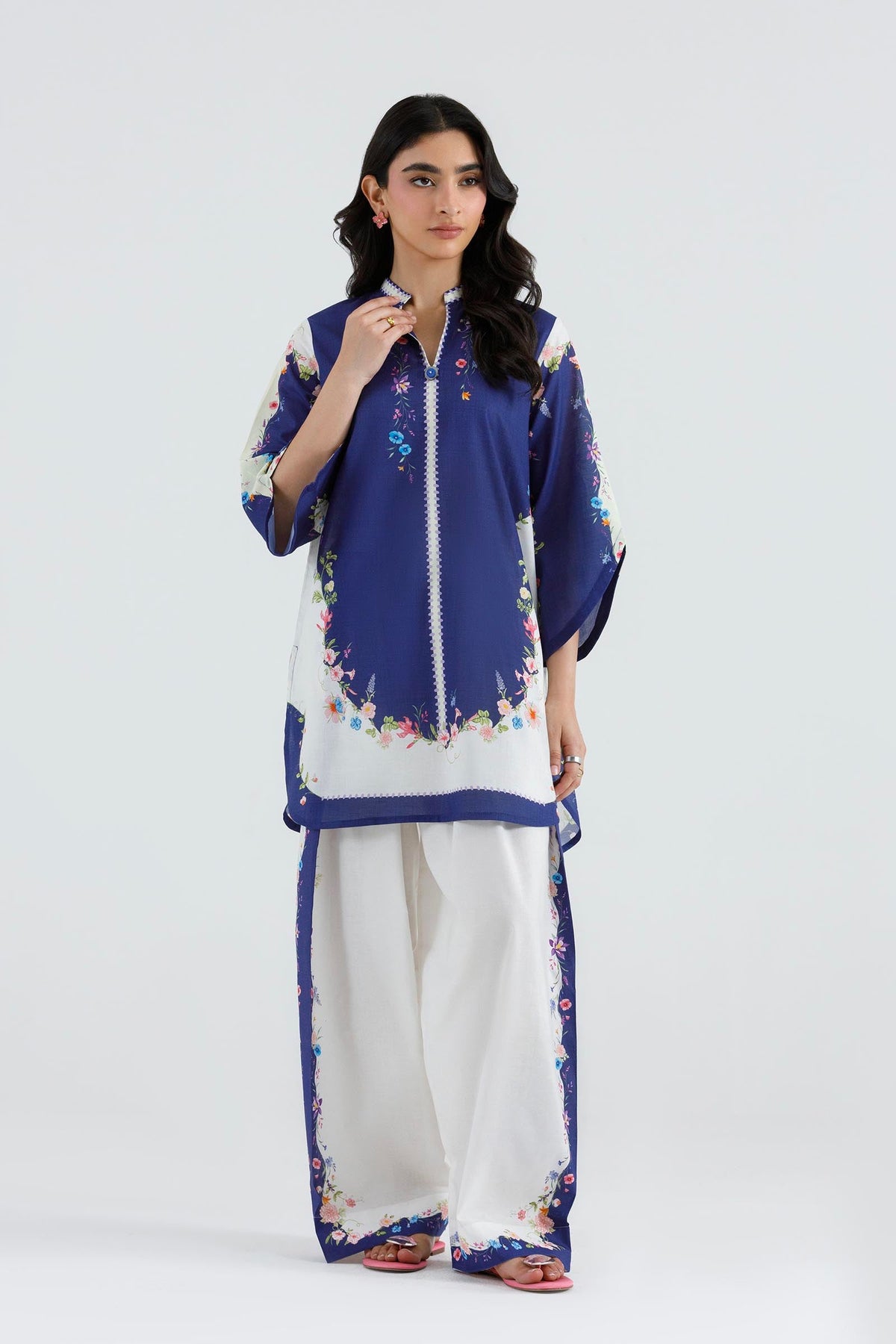Stitched Printed Lawn Shirt