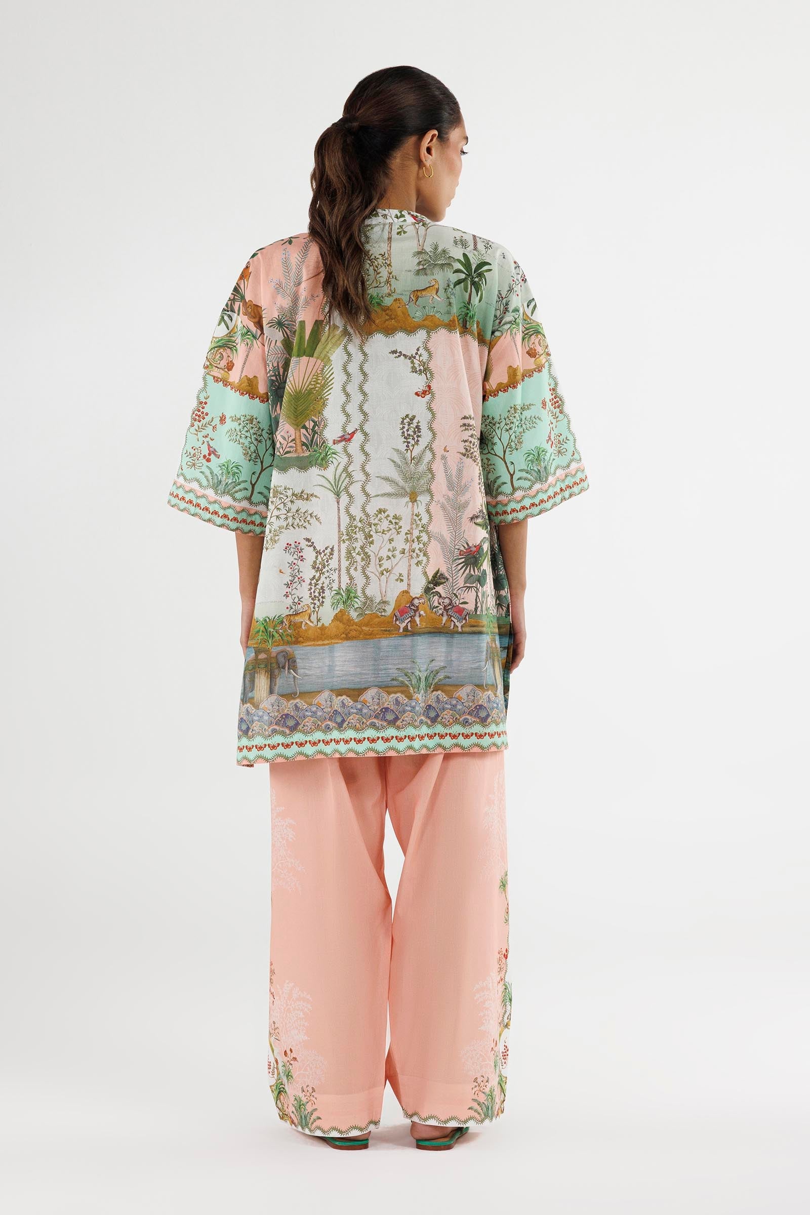 Stitched Printed Lawn Shirt + Shalwar