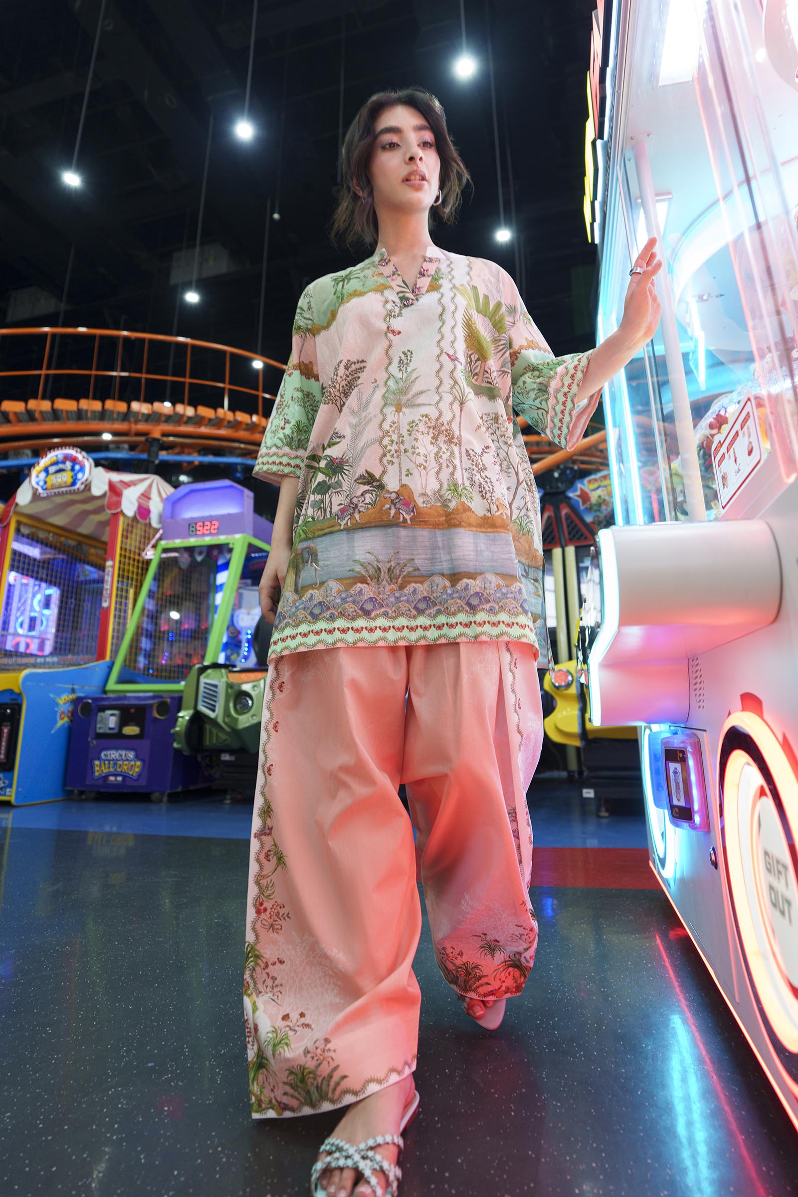 Stitched Printed Lawn Shirt + Shalwar