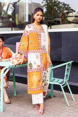 Stitched Printed Lawn Shirt