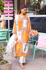 Stitched Printed Lawn Shirt