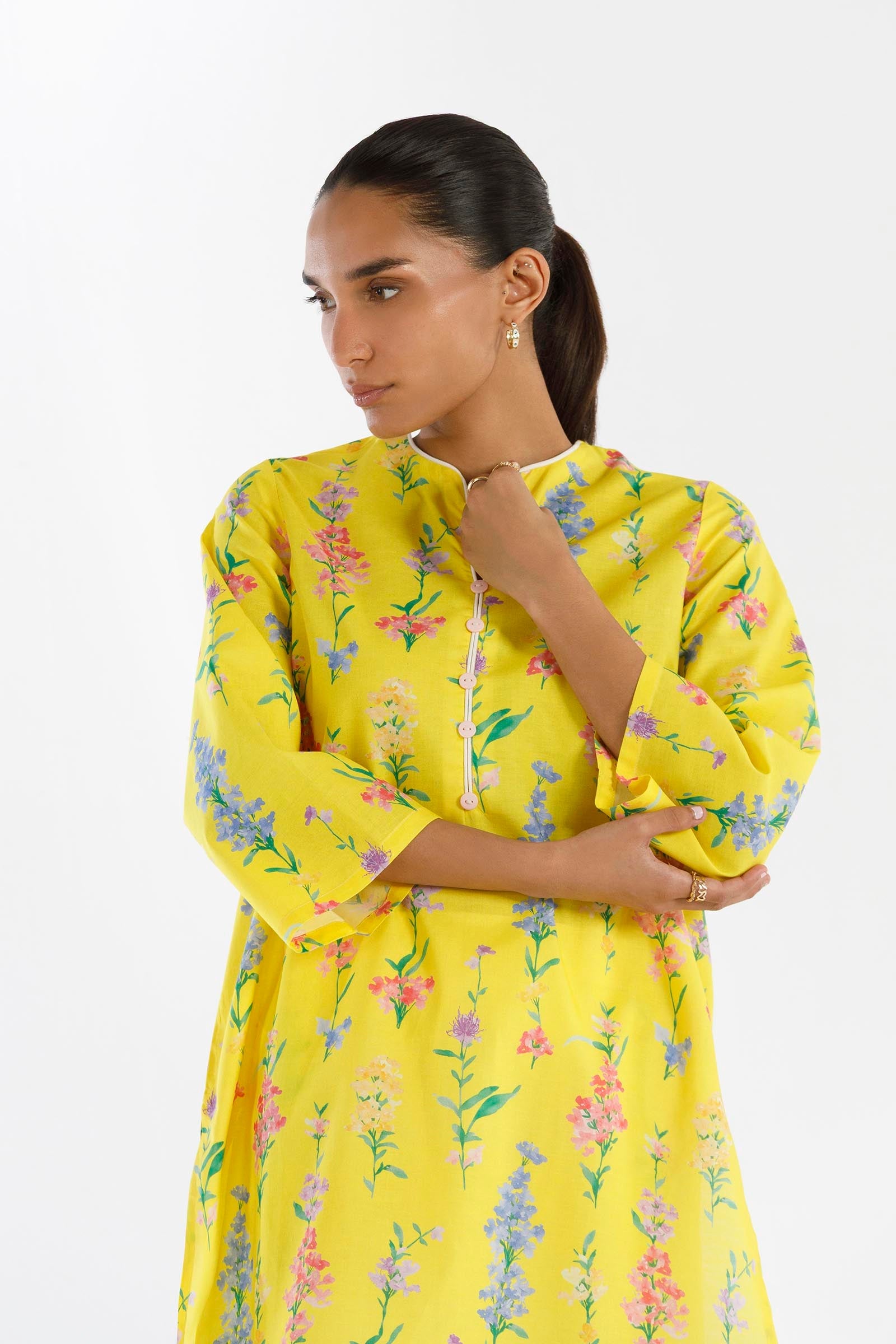 Stitched Printed Lawn Shirt+ Shalwar