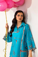 Stitched Printed Lawn Shirt+ Culotte